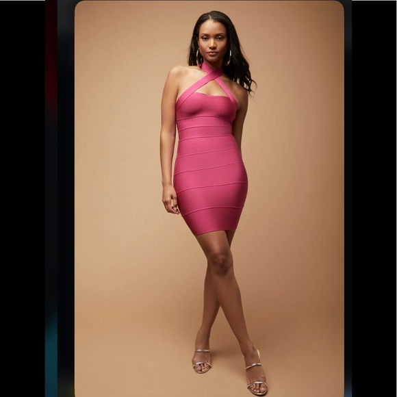 Forever21 Herve Leger Bandage Halter Dress